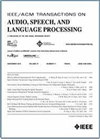 IEEE-ACM Transactions on Audio Speech and Language Processing雜志封面